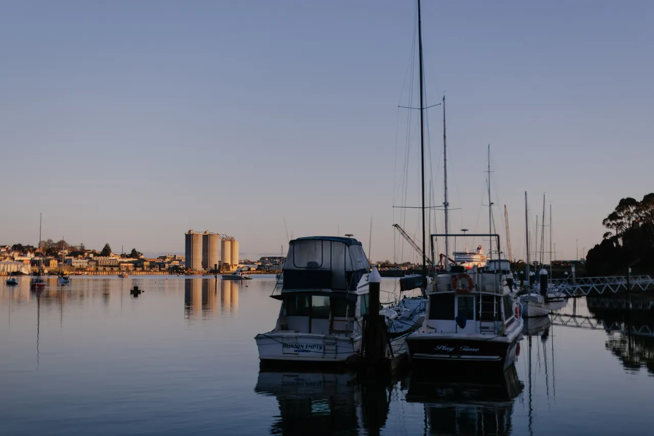 Port of Devonport at Sunrise