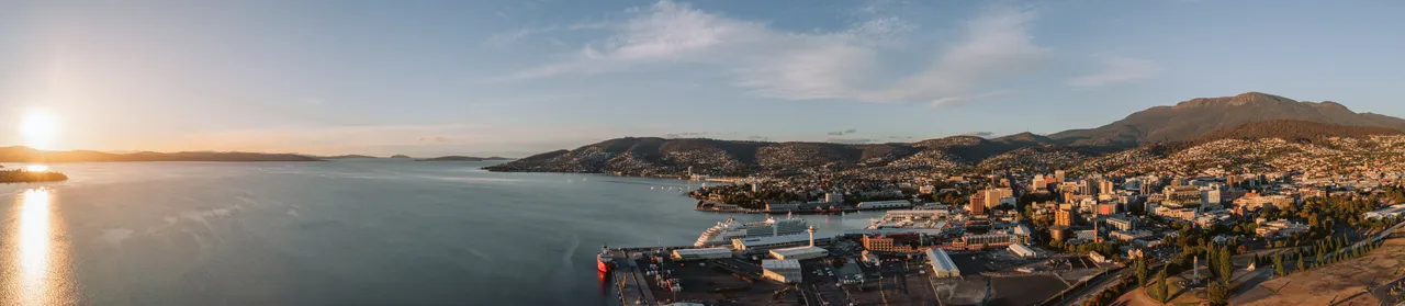 Aerial View of Hobart