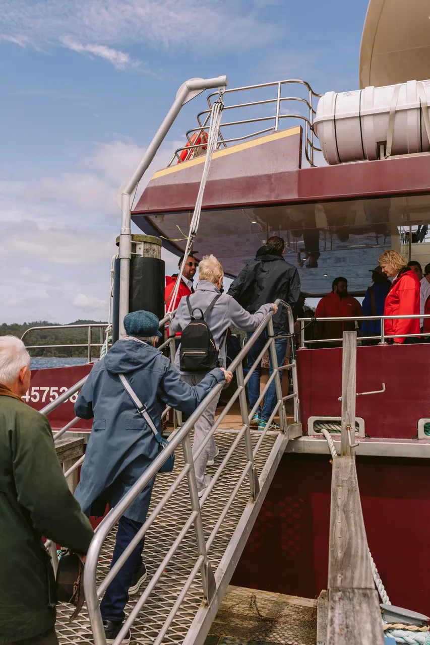Boarding the Harbour Master II 