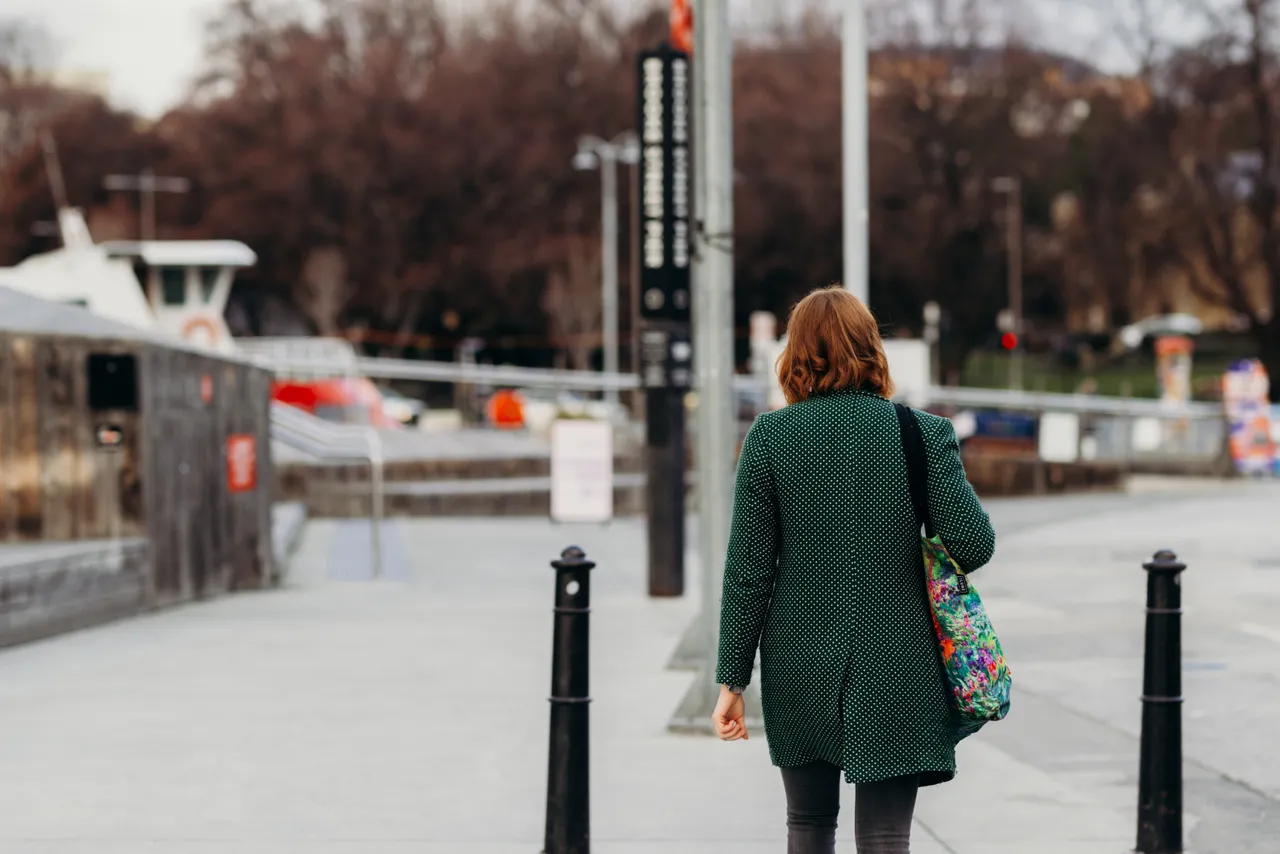 Walking Along the Hobart Waterfront