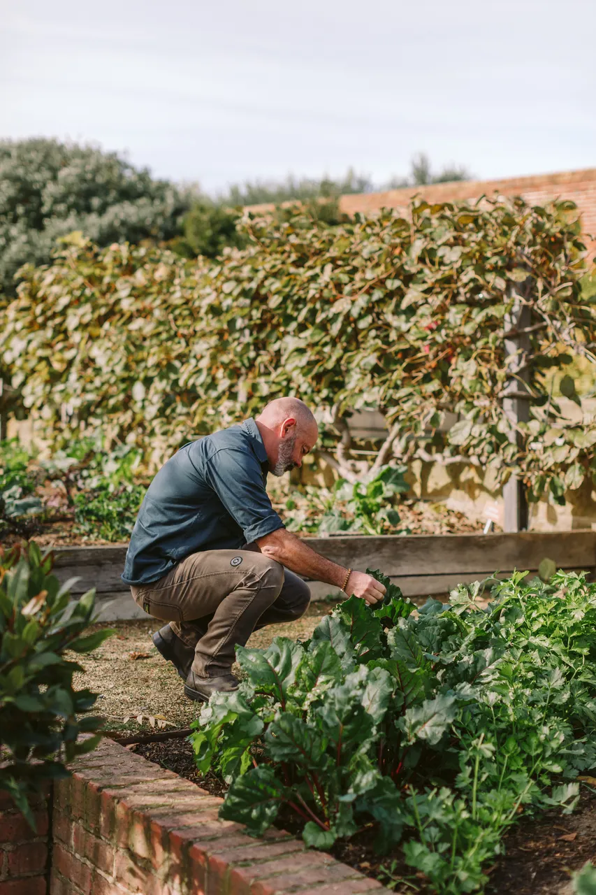 Gardener at the Royal Tasmanian Botanical Gardens