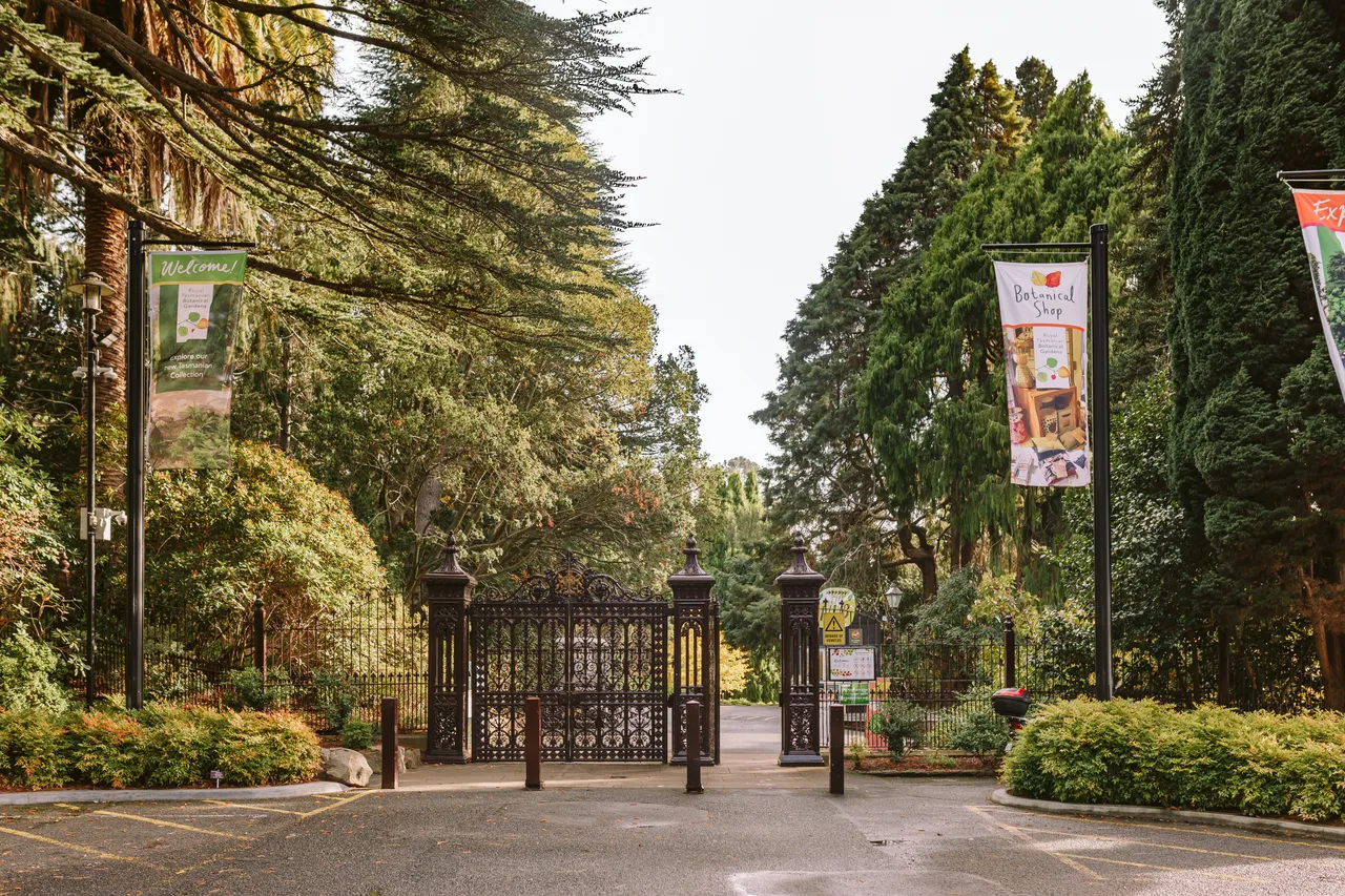 Main Entrance at the Royal Tasmanian Botanical Gardens