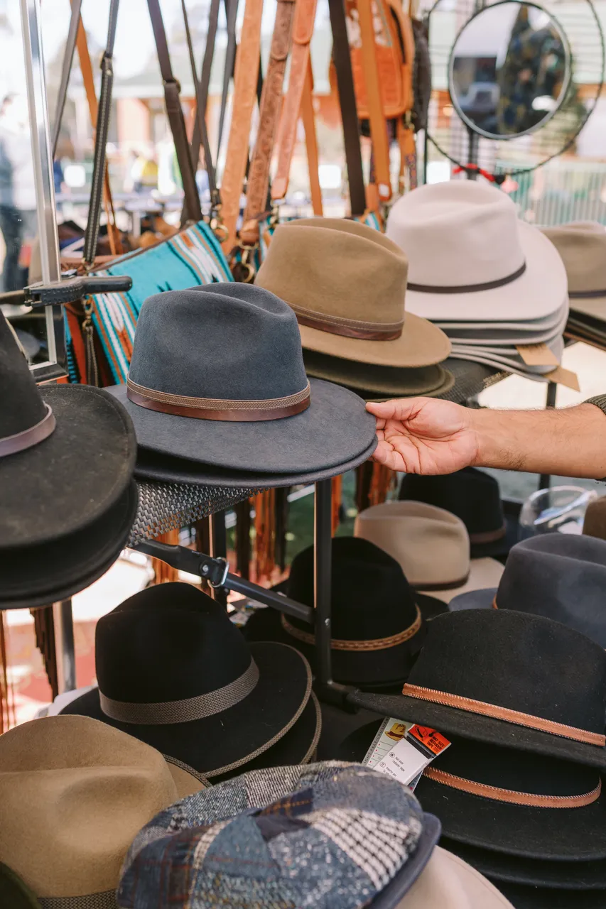 Hat Display at Agfest