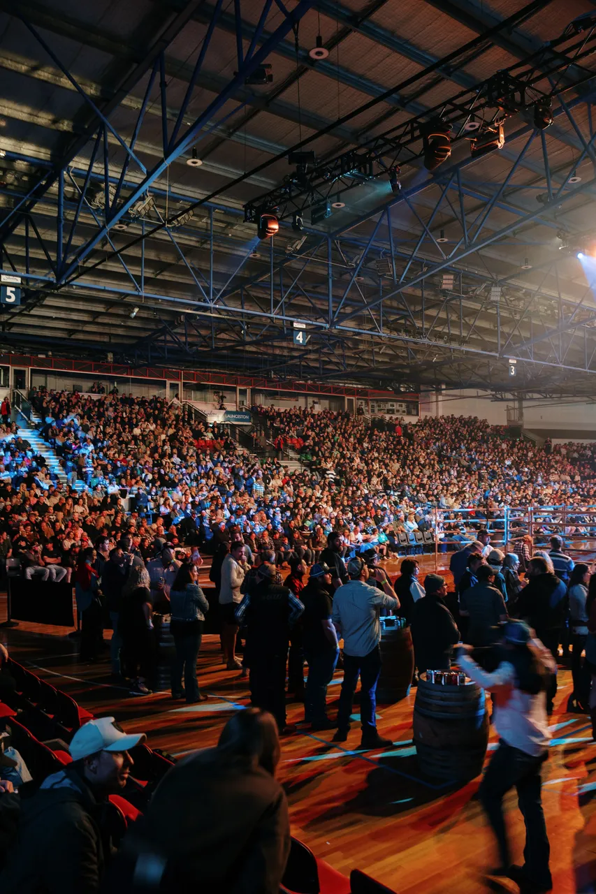 Crowd at the Island Stampede Rodeo