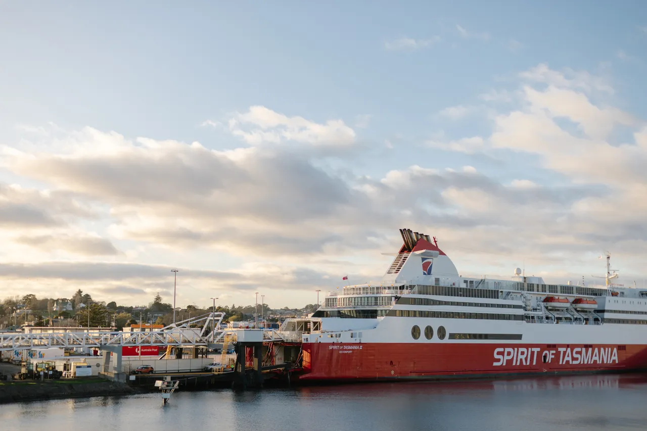 Spirit of Tasmania at Sunrise