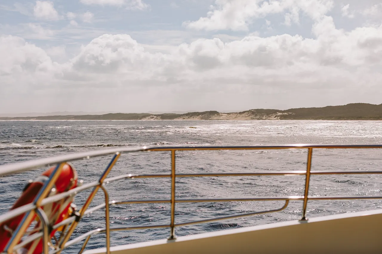 Boat Deck View of West Coast Coastline