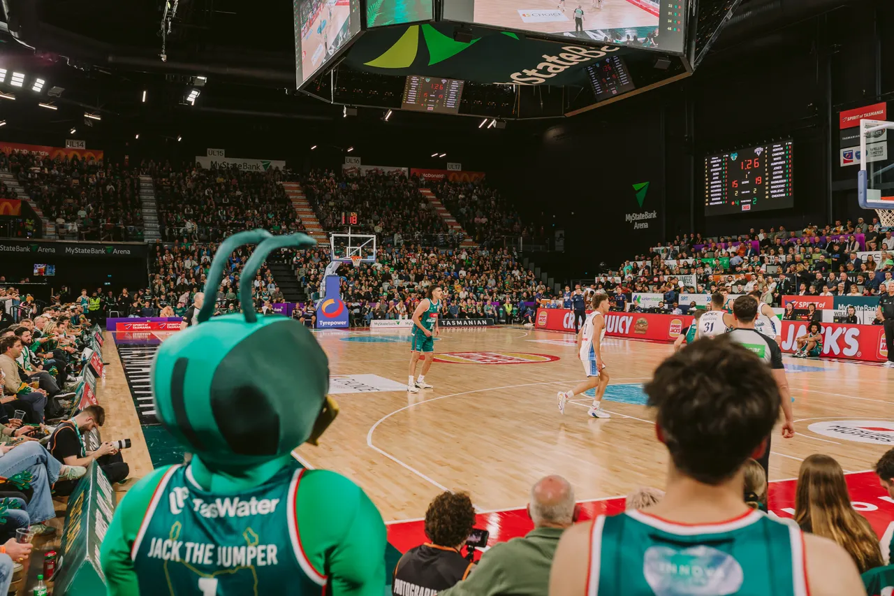 Tasmania JackJumpers Game at MyState Bank Arena