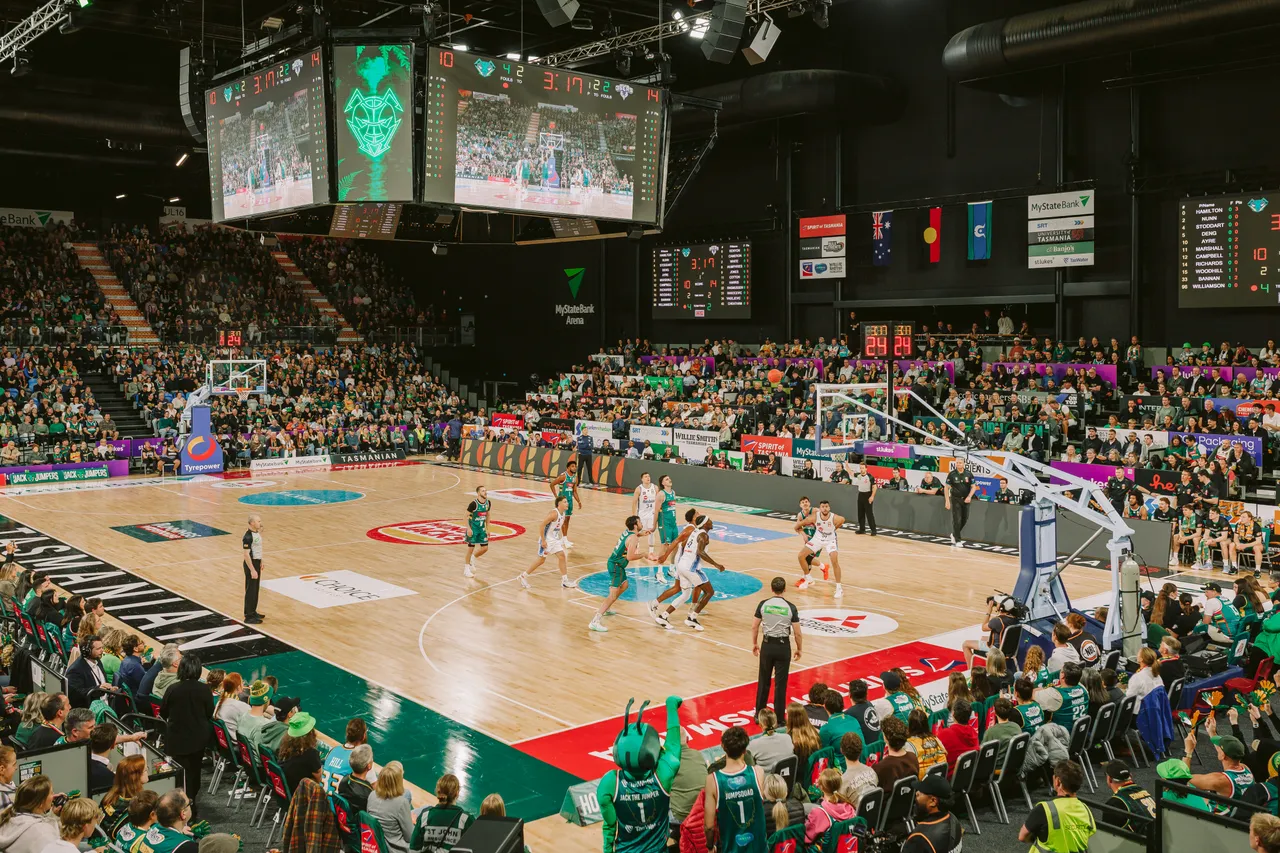 Tasmania JackJumpers Game at MyState Bank Arena