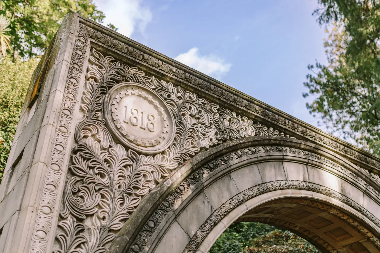 Anniversary Arch at the Royal Tasmanian Botanical Gardens