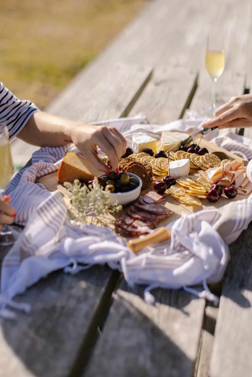 Outdoor Picnic Cheese Board