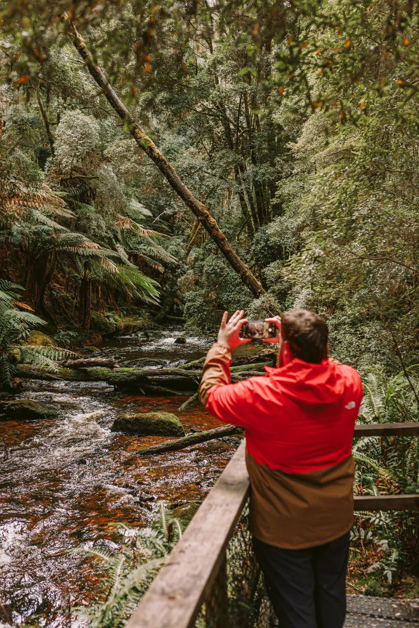 Taking Photos of Nelson River
