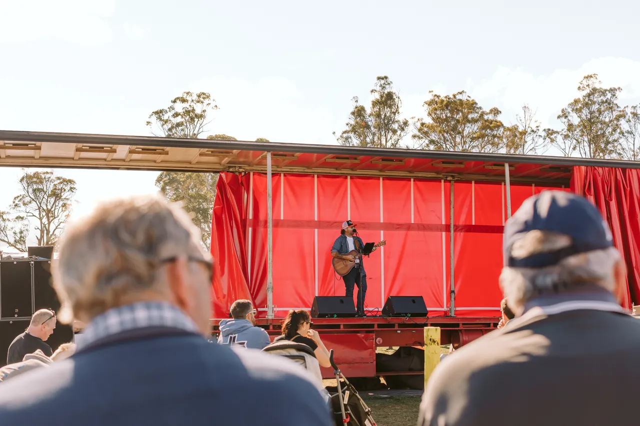 Performer on Stage
