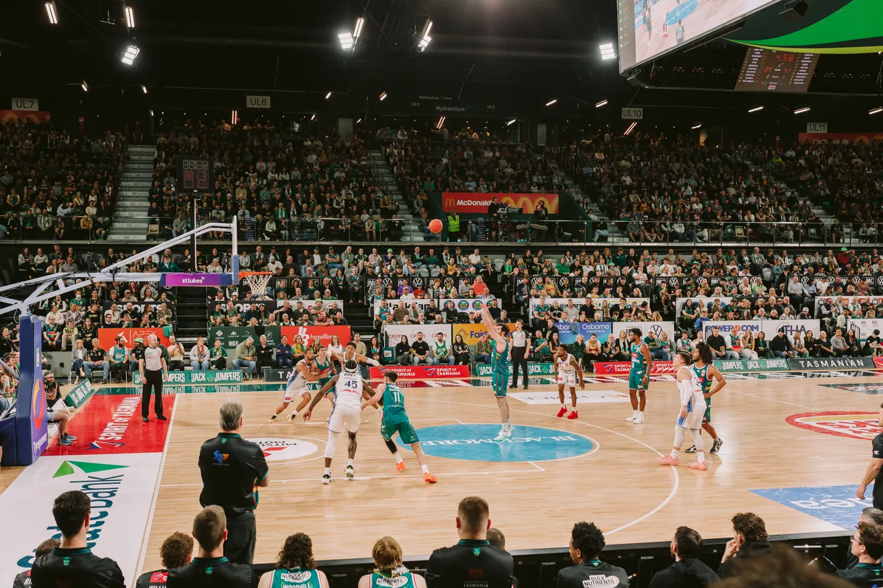 Tasmania JackJumpers Game at MyState Bank Arena