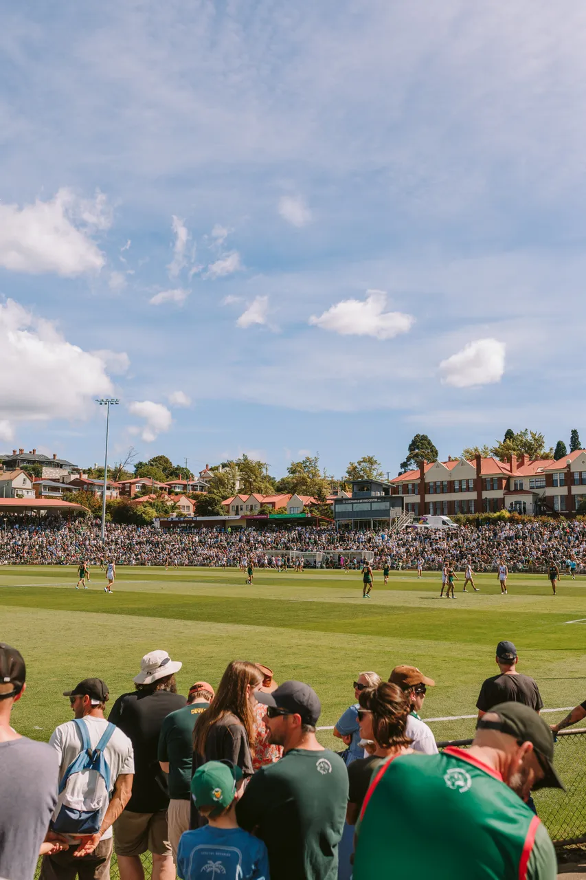 Spectators at Tasmania Devils Game