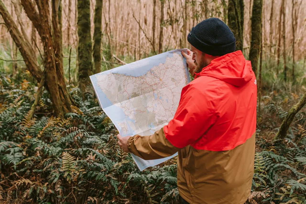 Looking at Tasmanian Map