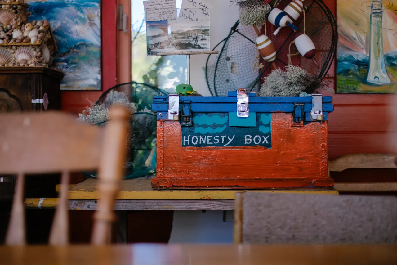 Currie Boathouse Honesty Box