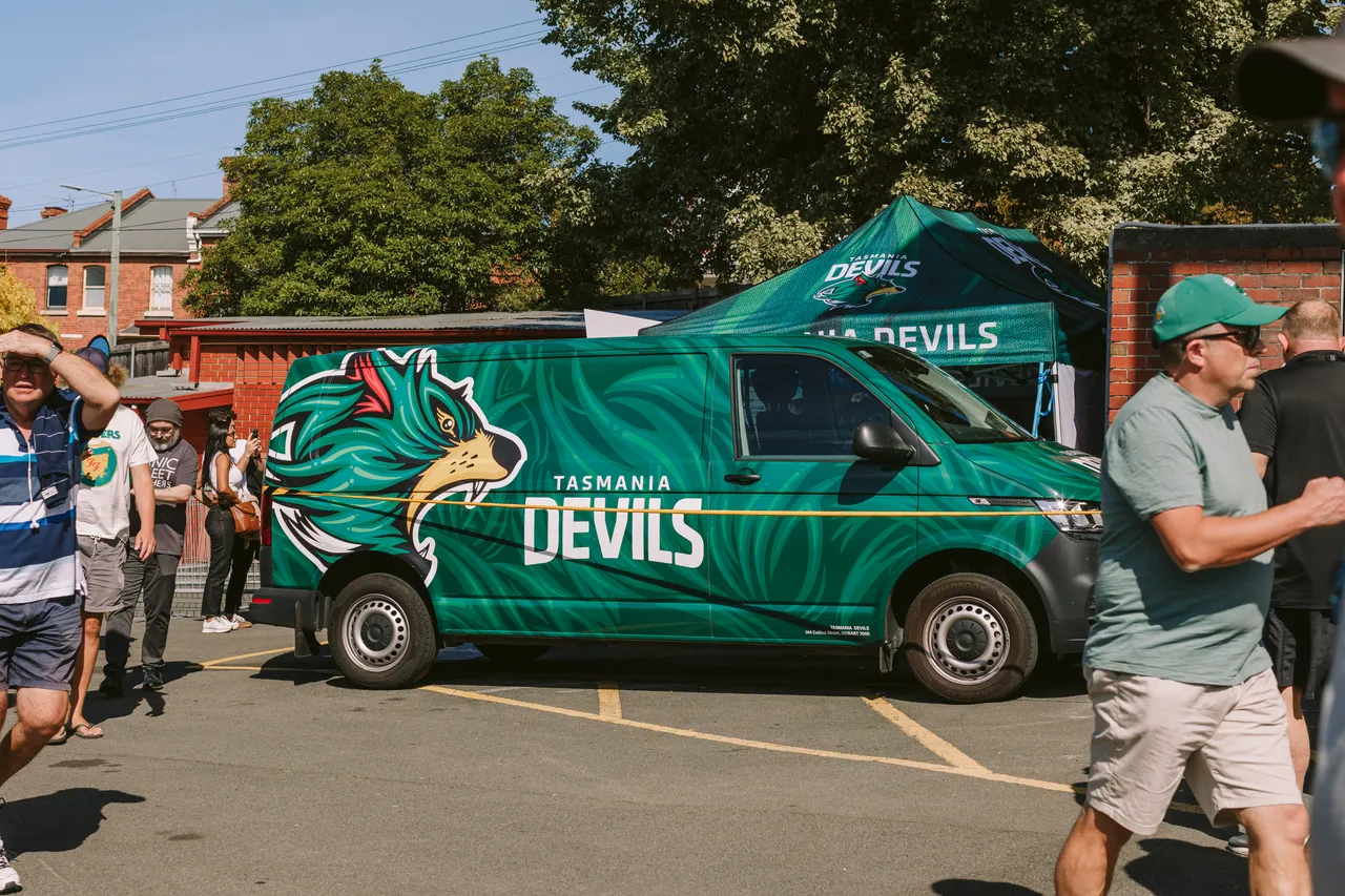 Tasmania Devils Van