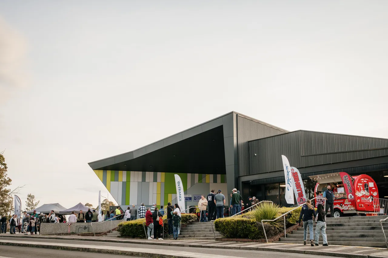 Crowd Outside the Silverdome