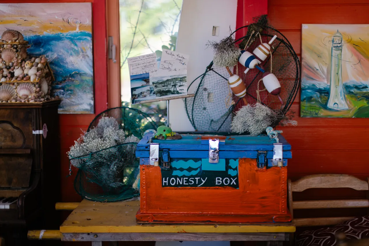 Currie Boathouse Honesty Box