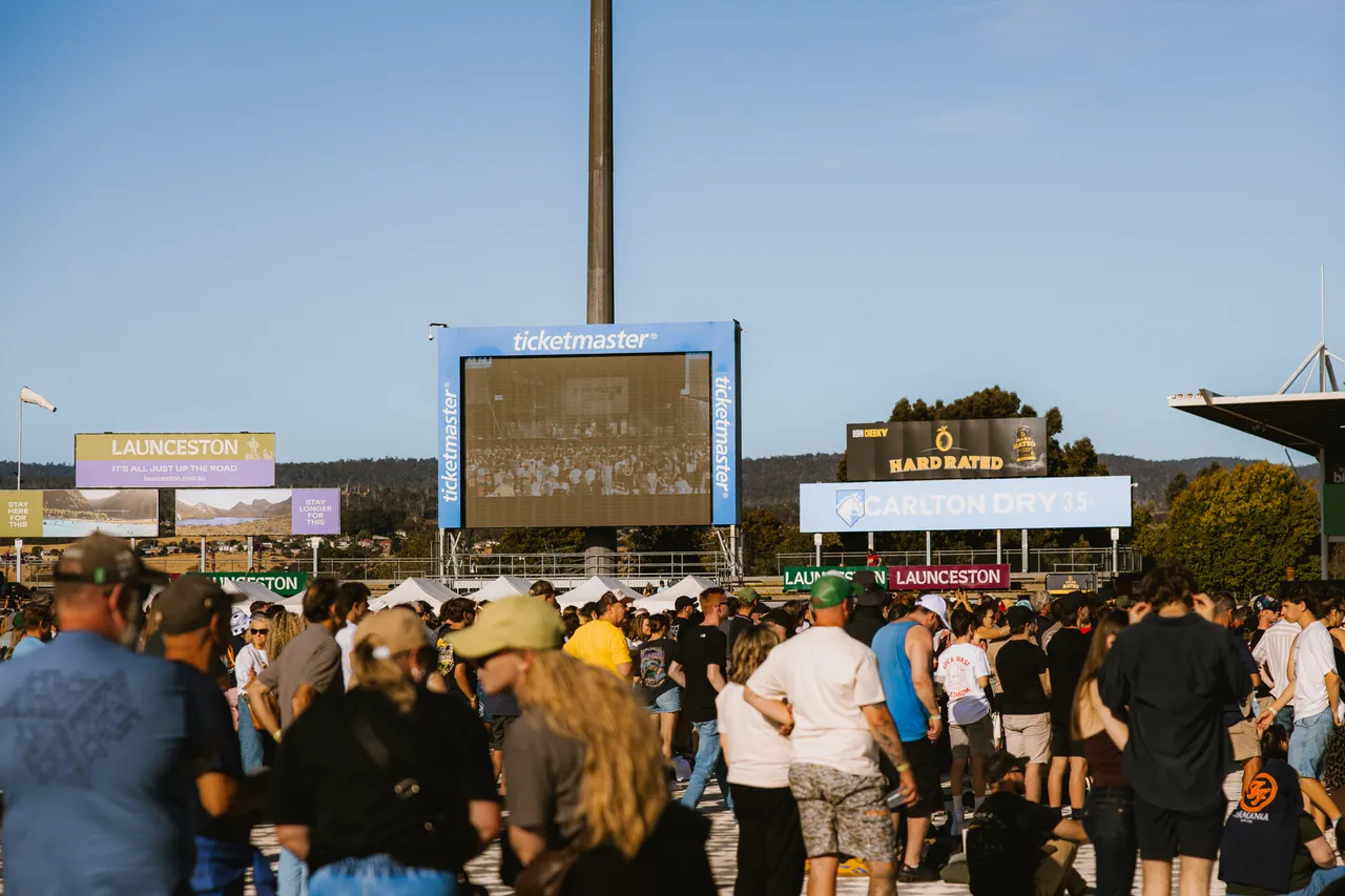 Crowd Gathering in UTAS Stadium