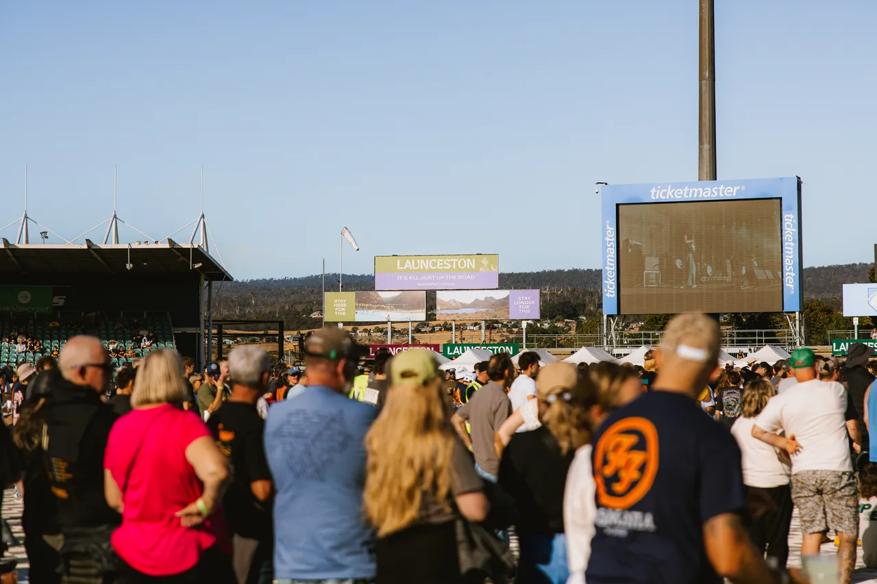 Crowd Gathering in UTAS Stadium