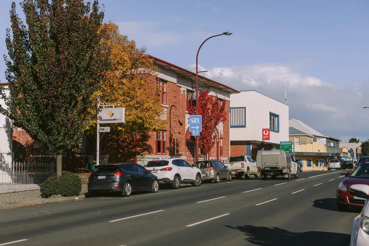 Main Road in Huonville