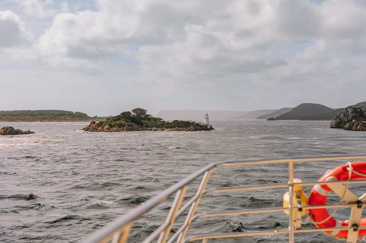 Boat Deck View Into Macquarie Harbour