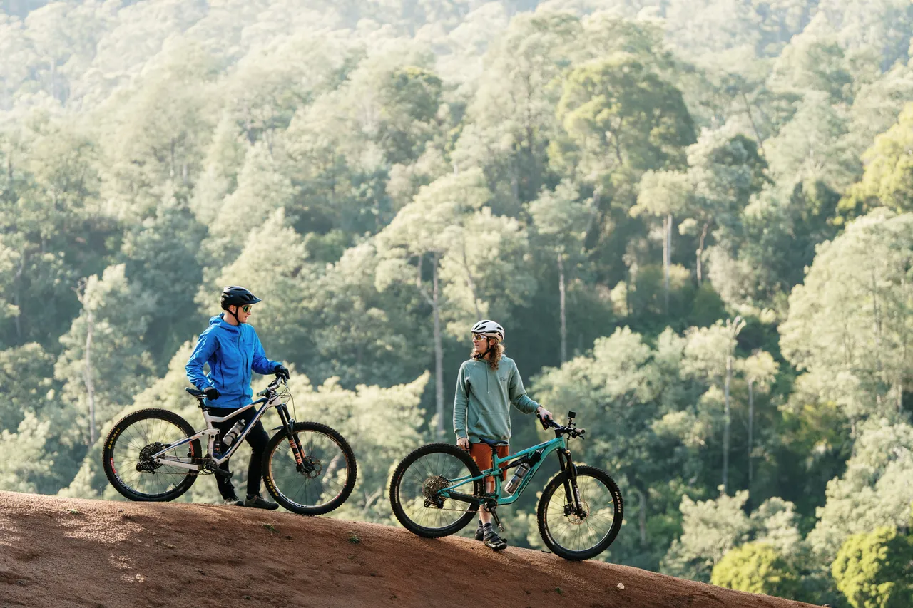 Two Mountain Bikers