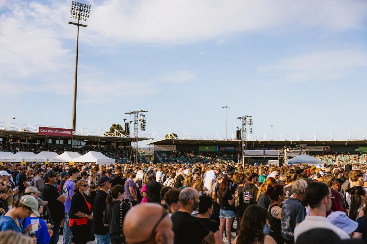Crowd Gathering in UTAS Stadium