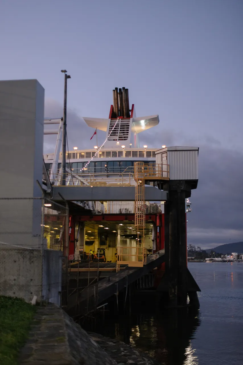 Spirit of Tasmania docked at Devonport