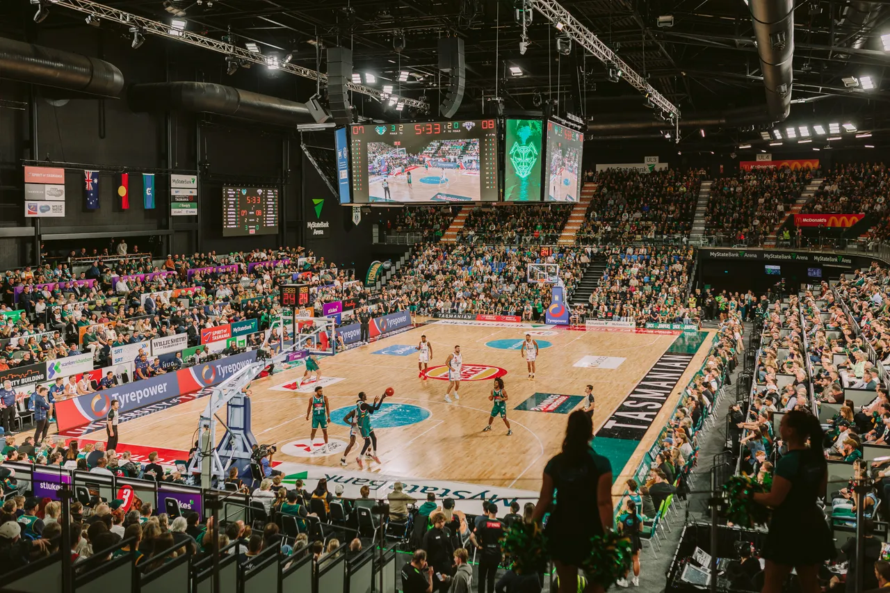 Tasmania JackJumpers Game at MyState Bank Arena