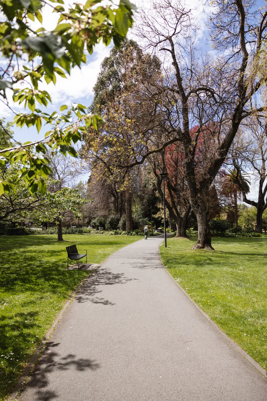 St David's Park in Spring