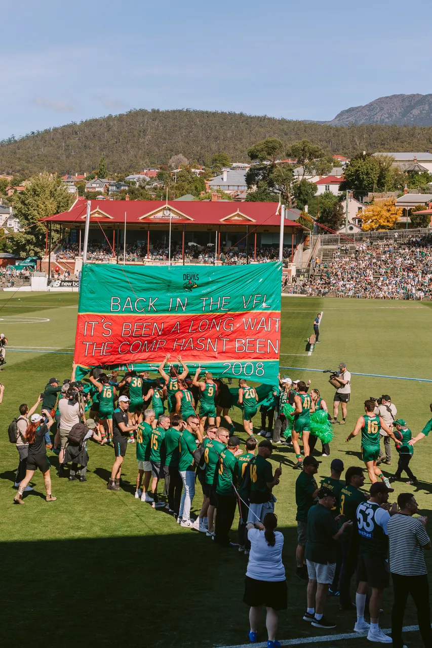 Tasmania Devils Banner