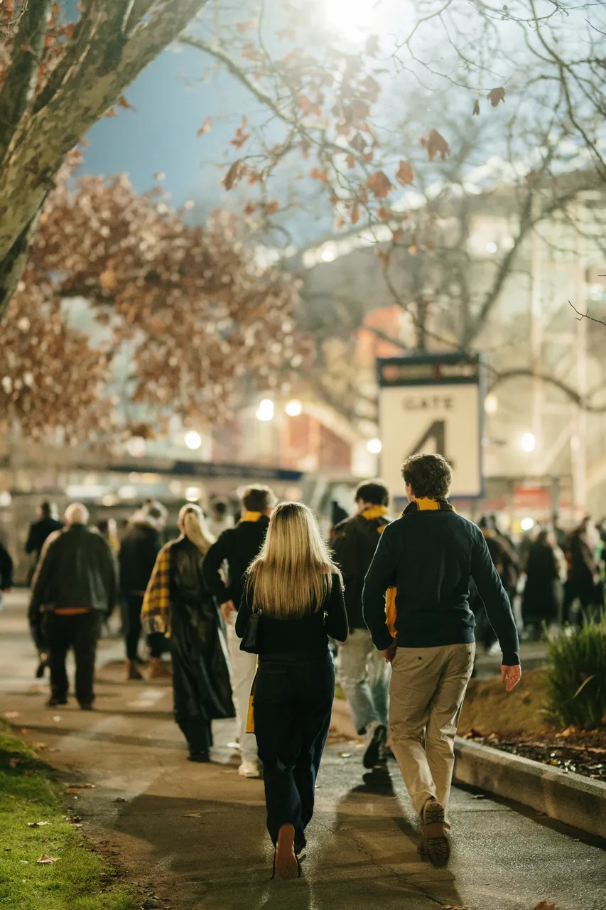 Spectators Entering UTAS Stadium