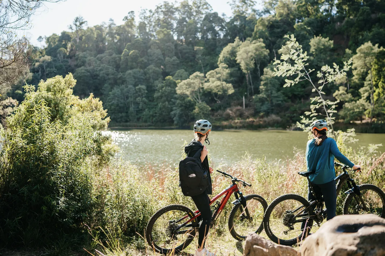 Biking Around Lake Derby
