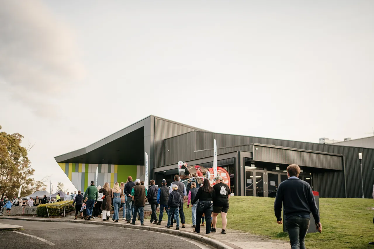 Crowd Outside the Silverdome