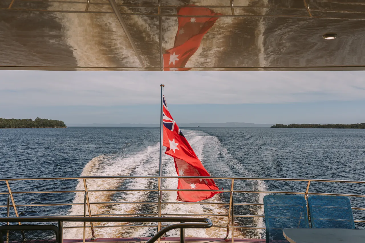 Boat View of Macquarie Harbour