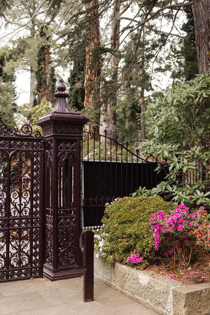 Entrance Gate at the Royal Tasmanian Botanical Gardens