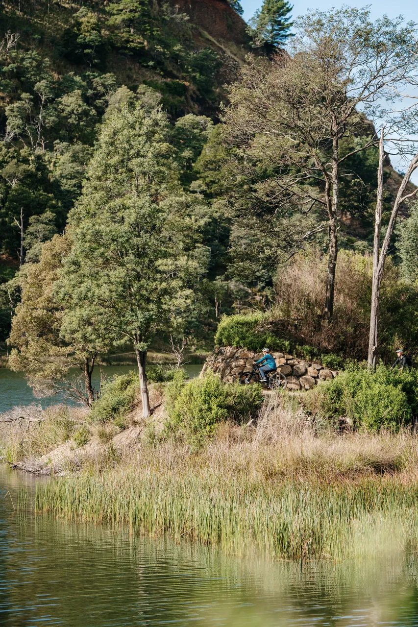Biking Around Lake Derby