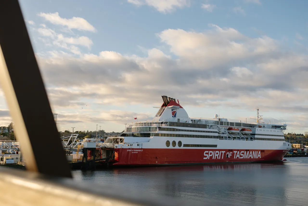 Spirit of Tasmania at Sunrise