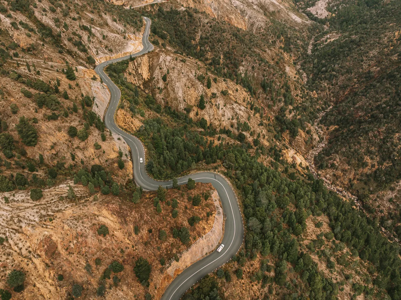 Lyell Highway Aerial