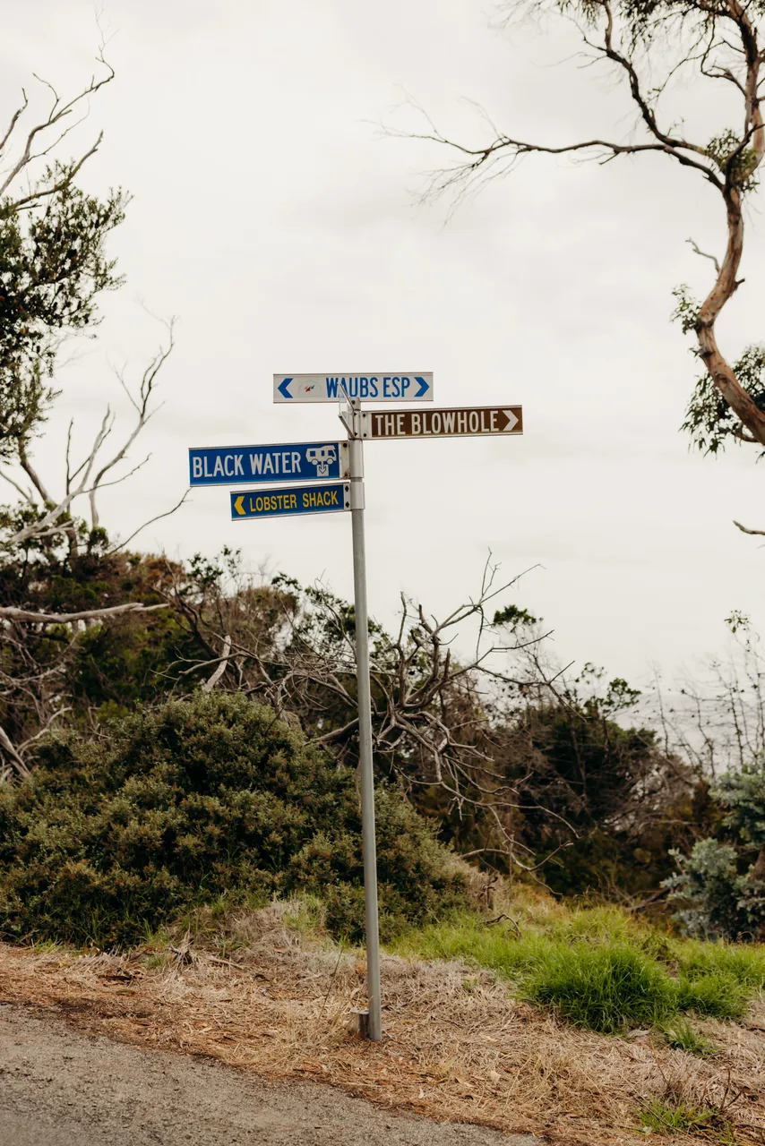 Street Signs in Bicheno