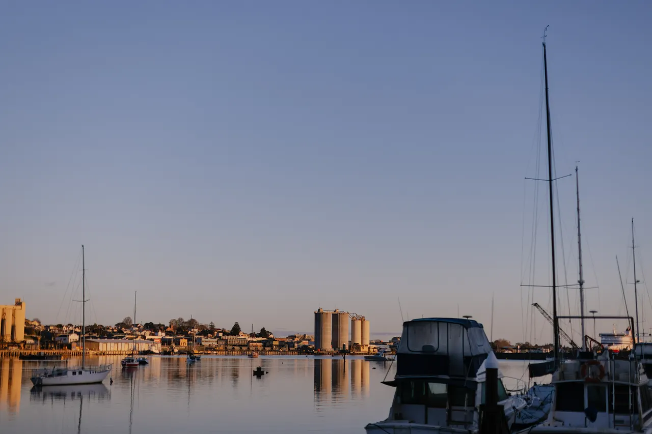 Port of Devonport at Sunrise