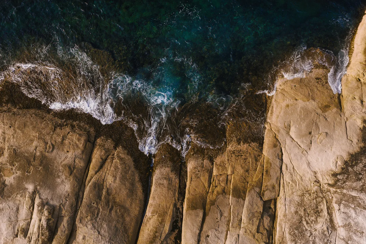 Bicheno Coastline Aerial