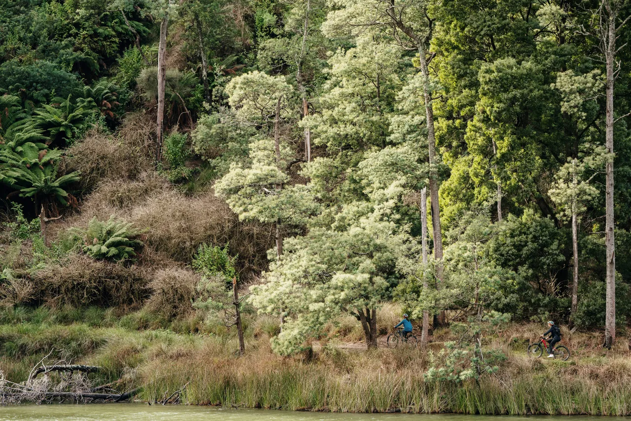 Biking Around Lake Derby