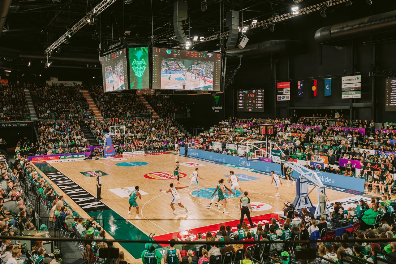 Tasmania JackJumpers Game at MyState Bank Arena