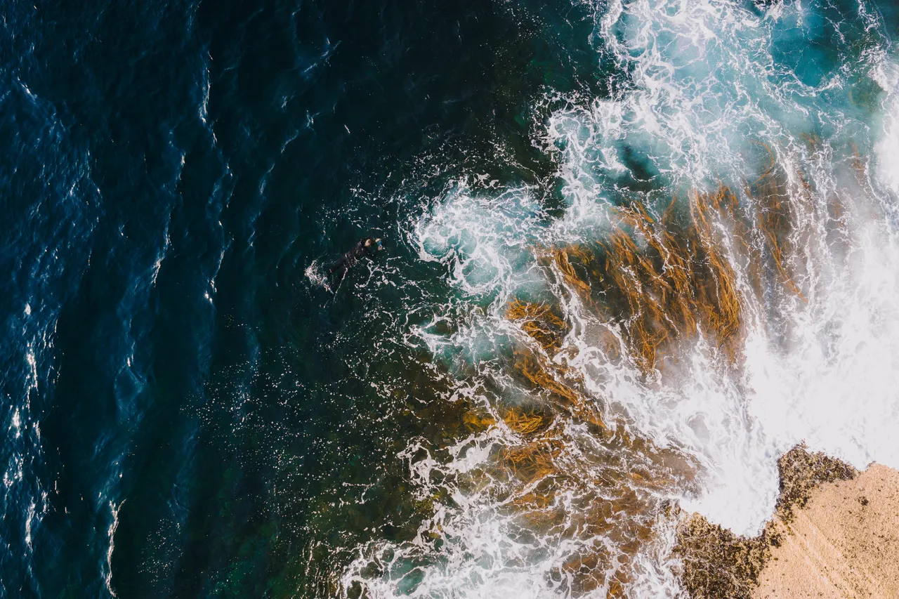 Bicheno Coastline Aerial