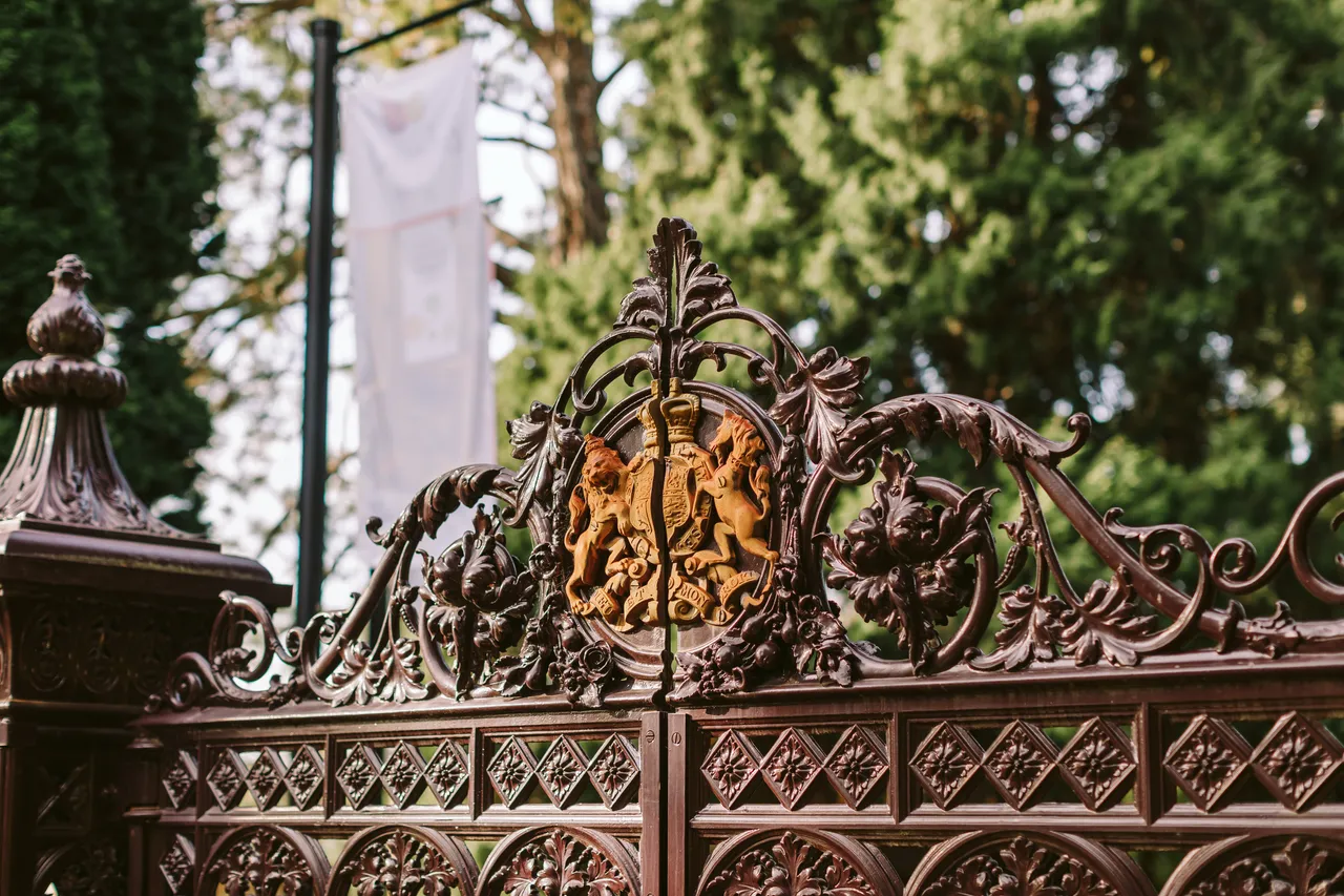 Entrance Gate at the Royal Tasmanian Botanical Gardens