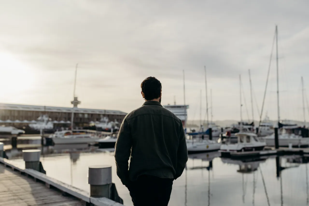 Walking Along the Hobart Waterfront