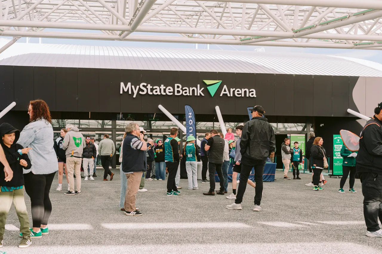 MyState Bank Arena Entrance